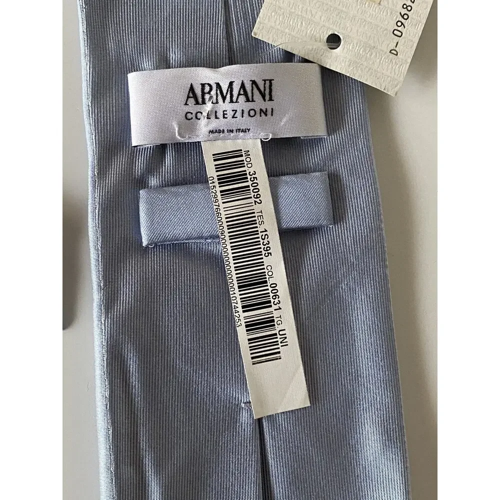 Armani Collezioni Neck Tie Blue Made in Italy